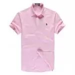 ralph lauren 2019U chemises hommes manche courte coton chaud polo single pony pink